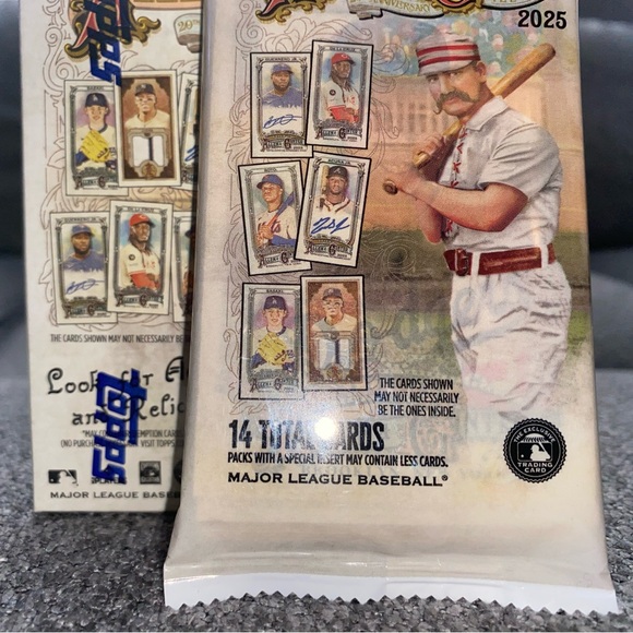 Topps - 2025 Allen & Ginter Baseball Blaster Box + 1 Single Pack Bundle - Picture 8 of 12